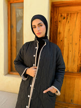 Crinkled Waterproof Jacket - Black