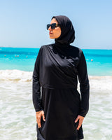 Draped Burkini-Black