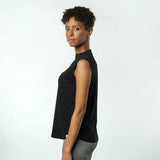 Double Layered Sleeveless /Under-shirt - Black