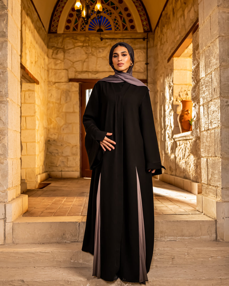 Gradient Abaya - Black