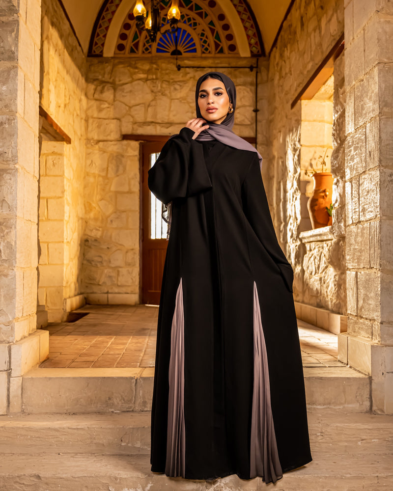 Gradient Abaya - Black