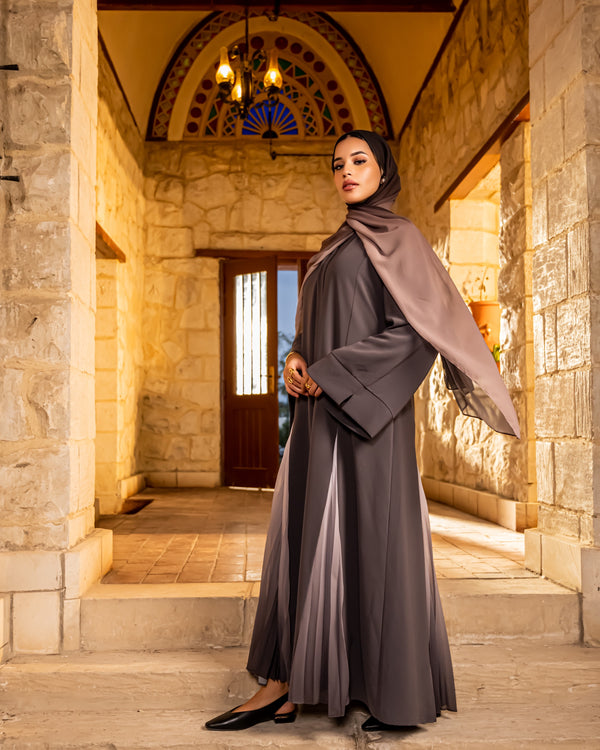 Gradient Abaya - Grey