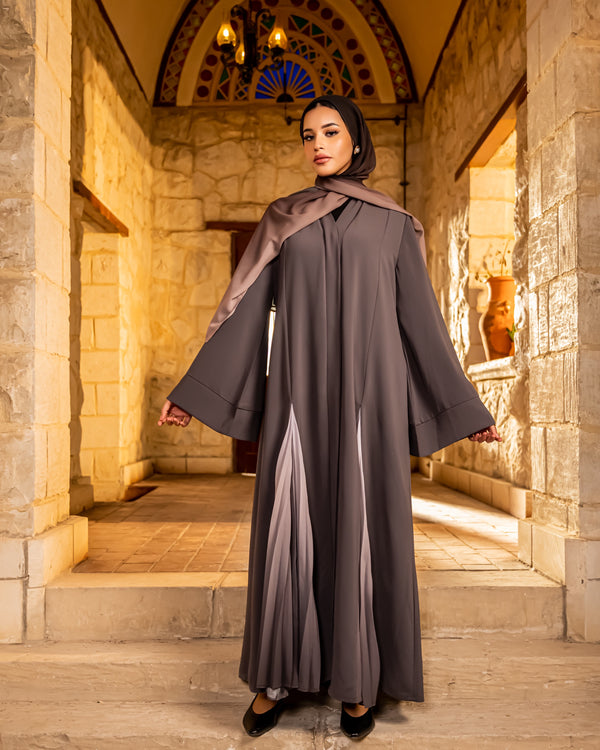 Gradient Abaya - Grey